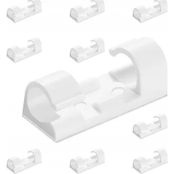 kabelová chránička 10x ORGANIZÉR NA KABELY KLIP DRŽÁK ÚCHYTKA 3M