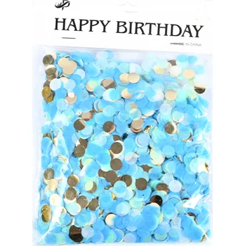 Konfeta KONFETY V SÁČKU BABY SHOWER NAROZENINY MODRÉ RŮŽOVÉ 30G RŮZNÉ BARVY