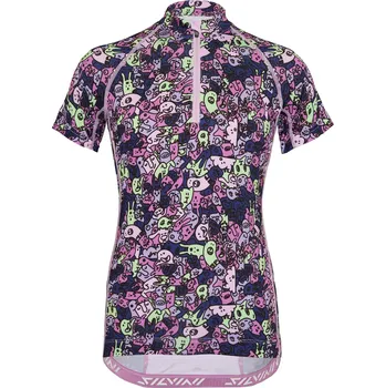 cyklistický dres Dětský dres Silvini CD1434 Scrivia blush-green / 110-116