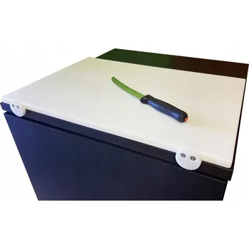 Kuchyňské prkénko Silné krájecí prkénko se zarážkami na desku, polyetylen - 60 x 30 x 2 cm