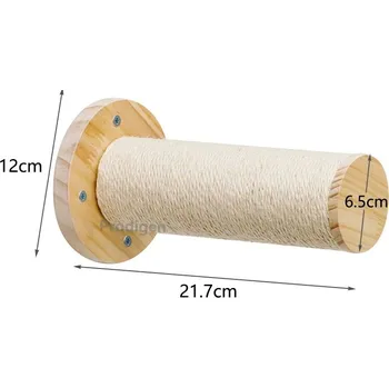 Kočičí škrabadlo na zeď dřevěné | kočičí nábytek - 01