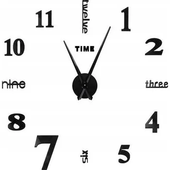 Hodiny Nástěnné hodiny Soledi černé 120 cm