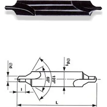 Vrták Vrták 02,00mm HSS středící 60° 221116