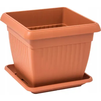 Květináč Plast Květináč béžový, Botle 37 cm x 37 x 30 cm