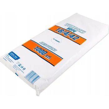 Potravinová fólie Fóliové sáčky HDPE NA JEDNO POUŽITÍ tašky 18x4x42 cm, 800 kusů