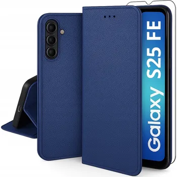 Pouzdro na mobilní telefon Flipové pouzdro Teltech pro Samsung Galaxy S25 FE, modré
