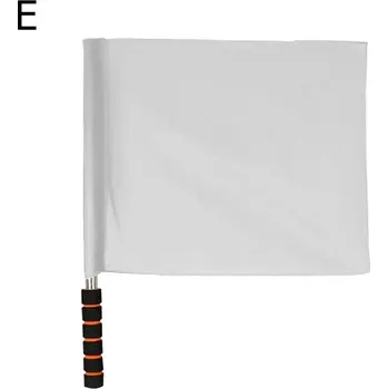 Fotbalová tréninková pomůcka Barevná vlajka pro fotbalové rozhodčí | sportovní potřeby - Bílý