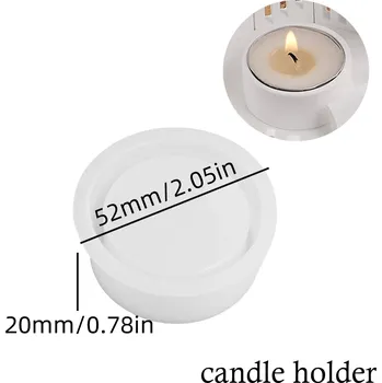 Svícen Silikonová forma na dekorativní svícen | forma na svícen | formy domečků - 03