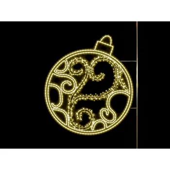 Vánoční světelná dekorace Vánoční dekorace na sloupy VO Ornament 16, 120 cm Barva: Teplá bílá