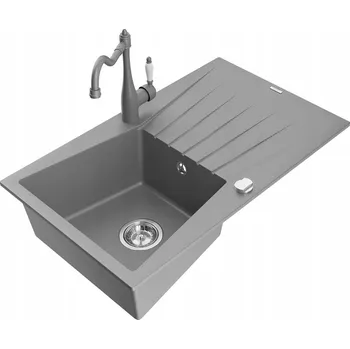 Granitový dřez Jednodřez Mexen Cesar granitový šedý