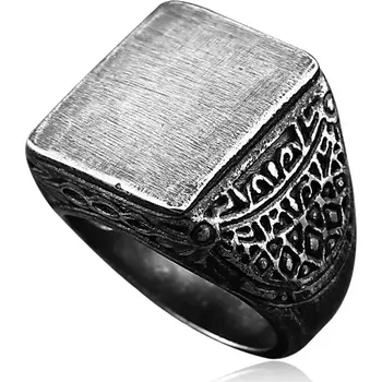 Prsten Prsten z chirurgické oceli Runový Strážce - Velikost prstenu 70 (US 13)