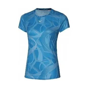 Běžecké oblečení MIZUNO Paris Dryaeroflow Tee / Parisian Blue / XS