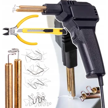 Svářečka PISTOLOVÁ SVAŘOVACÍ PISTOLE NA PLASTY 60W 230V + SVORKY