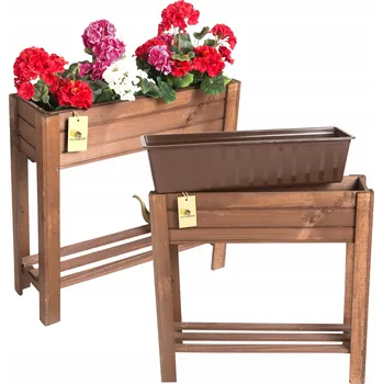 Květináč Držák Na Květináč Eco Deco 61 cm dřevěný