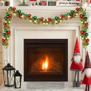 Vánoční dekorace vidaXL Vánoční koule girlanda Vícebarevný 186 cm Polystyren [42019698]