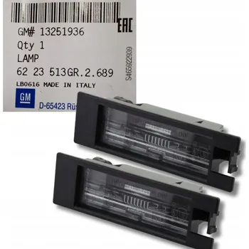 Osvětlení SPZ Osvětlení SPZ (osvětlení registrační značky) Opel OE 13251936