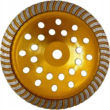 Brusný kotouč HRNKOVÝ KOTOUČ NA BROUŠENÍ BETONU, fréza talířová TURBO 230 mm x 22,23 mm