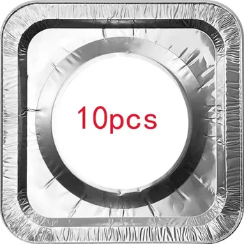 Příslušenství pro sporák Hliníková ochrana sporáku 10 ks | podložka | fólie - 10 ks čtvercových