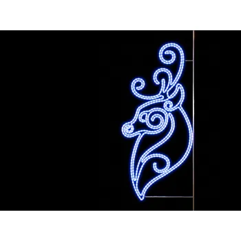 Vánoční světelná dekorace Vánoční dekorace na sloupy VO Sob, 150 cm Barva: Studená bílá