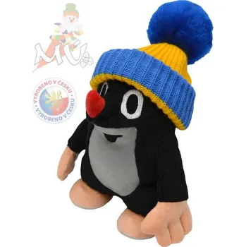 plyšák MORAVSKÁ ÚSTŘEDNA Krtek (krteček) s modrým kulichem | 852061