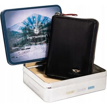 Peněženka Peterson peněženka z pravé kůže, vícebarevná - muž