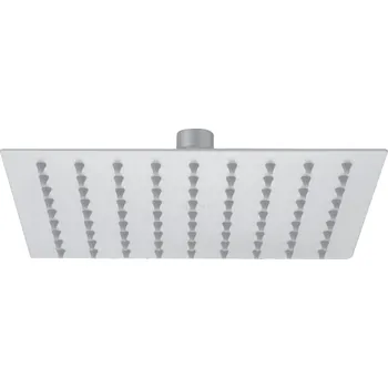 Sprchová hlavice Laveo Hlavová sprcha Kvadrato Slim 20x20 cm - NLQ_6DAS, Bílá