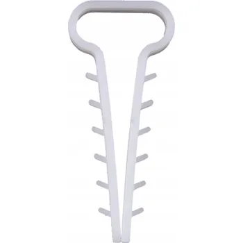 elektrický kabel Kabelová příchytka zatloukací plochá bílá YDYP 4x1,5 USMP 4 MARTEN