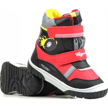 Dívčí sněhule Dětské sněhule WOJTYŁKO 23031 SOFTSHELL na suchý zip