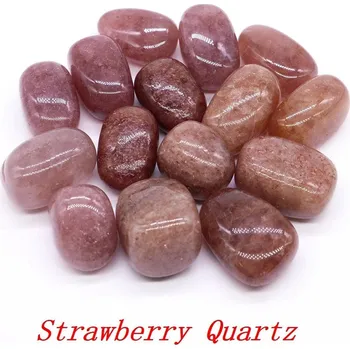 Přírodní kámen Žlutý leopard jaspis tromlovaný kámen | dekorace - Jahodový křemen , 200 g