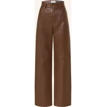 Haikure Dámské Kožené Kalhoty Bonnie, hnědá, 32