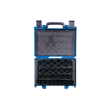 Gola sada Sada nástrčných klíčů CrMo 1/2" 27ks krátké 8-36MM King Tony 4827MP, , ,