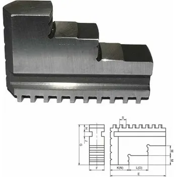 Příslušenstí k soustruhu Standardní čelist - tvrdá vnější 400/4-2