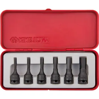 Gola sada Sada rázových zástrčných hlavic King Tony 3/8 CrMo INBUS H4 - H12 mm 3406MP