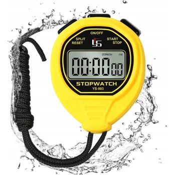 IP kamera Digitální vodotěsná stopky IPX8 s alarmem, žluté