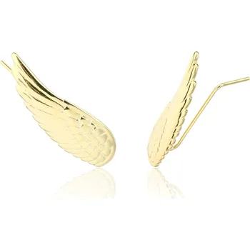 Oblečení a móda JVD Pozlacené podélné náušnice Andělská Křídla SVLE3409XJ6GO00 + 2 měsíce na vrácení zboží