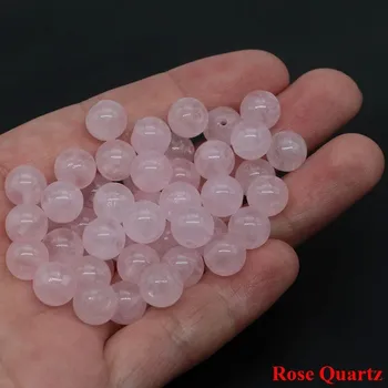 Náramek Přírodní kamenné korálky na náramky | šperky - Růženín , 6 mm (56 až 60 ks)