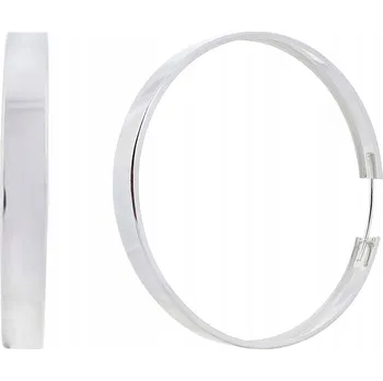 Náušnice STŘÍBRNÉ NÁUŠNICE dámské kruhy, kolečka, kroužky 3 cm