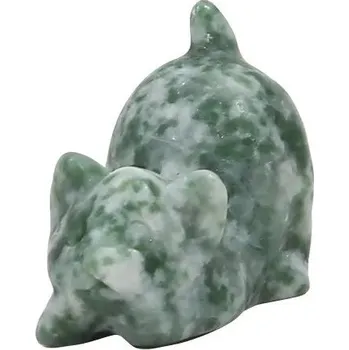 Kočičí soška z přírodního kamene | dekorace | figurka - Styl 3