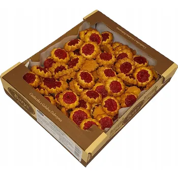 Křehké sušenky Borys ovocné rozetky s marmeládou 1 kg vegetariánské