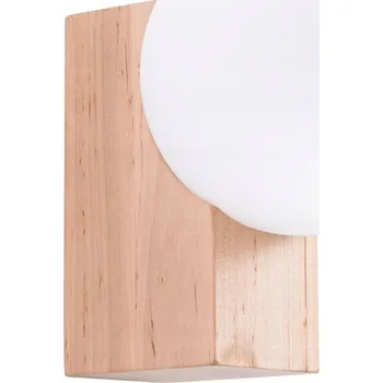 Nástěnné svítidlo Nástěnné svítidlo SOLLUX LIGHTING bílé, hnědé patice G9 8 W