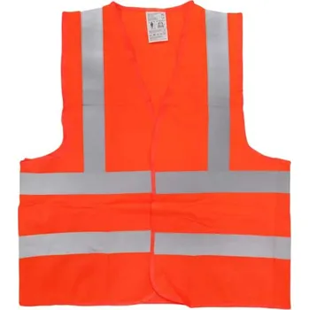 Pracovní oblečení Výstražná reflexní vesta - oranžová ČSN EN ISO 20471:2013