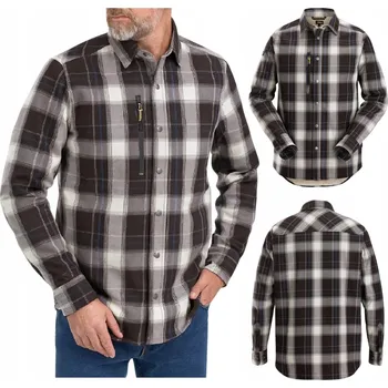 Pánská košile Pracovní košile CIEPŁA flanelová pánská rozepínací ZATEPLENÁ Snickers 8522 S