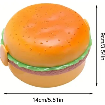 Svačinový box Hamburger obědová krabička | box - kolo