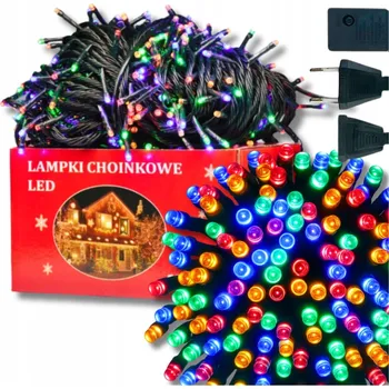 Vánoční dekorace VÁNOČNÍ OSVĚTLENÍ NA STROMEČEK 100 LED Multi barevné Vnitřní Venkovní SVĚTLA