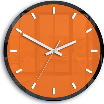 Hodiny Nástěnné hodiny ModernClock oranžové 30 cm