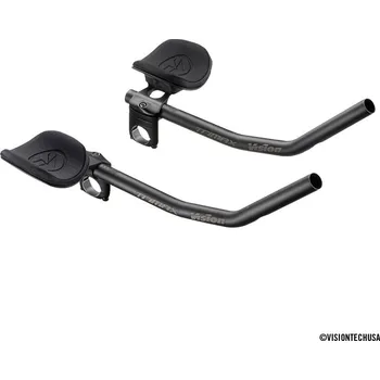 Řídítka Časovkářské nástavce VISION TRIMAX Clip-On J-Bend 210/360mm