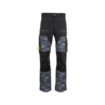 Pánské oblečení Pracovní kalhoty PREDATOR černo/šedé, 56