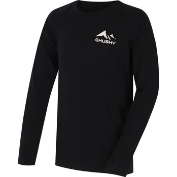 Set dětského termoprádla Dětské funkční prádlo Husky Merbo K Dětská velikost: 134 / Barva: černá