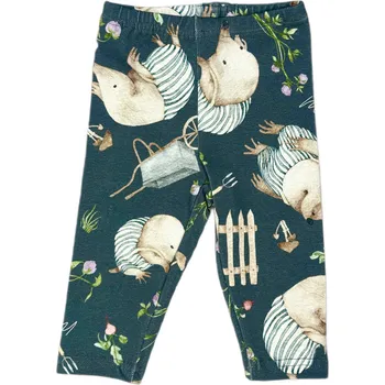 Dívčí legíny Mimilove Dětské legíny vel. 6-9 měsíců Krtek Black