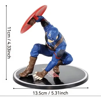 Figurka Captain America v Dynamické Bojové Póze